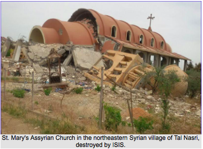 Lista kościołów w Syrii, zniszczonych przez Państwo Islamskie