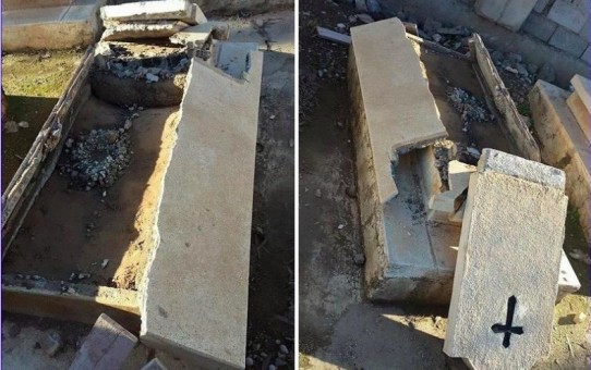 Zdewastowano cmentarz chrześcijański w Kirkuku