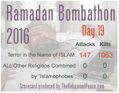 1063 ofiary ramadanu dowodzą pokojowości islamu