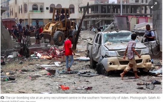 Masakra w Jemenie - 72 zabitych dla Allaha