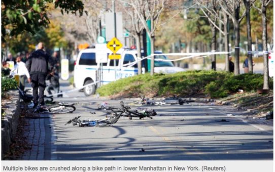 Uzbecki mudżahid zaatakował nowojorskich rowerzystów